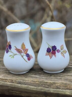 Royal Worcester Evesham Salt & Pepper Shakers